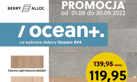 BERRY ALLOC OCEAN+ w promocyjnej cenie