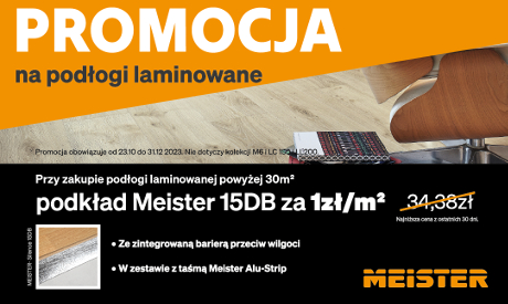 Promocja podłóg laminowanych Meister