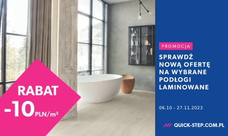 Jesienna promocja podłóg laminowanych Quick-Step