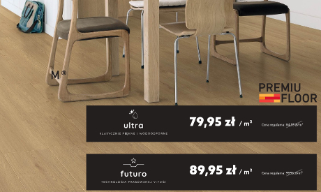 Promocja paneli laminowanych Premium Floor