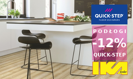 Panele laminowane i podłogi winylowe Quick-Step -12% taniej