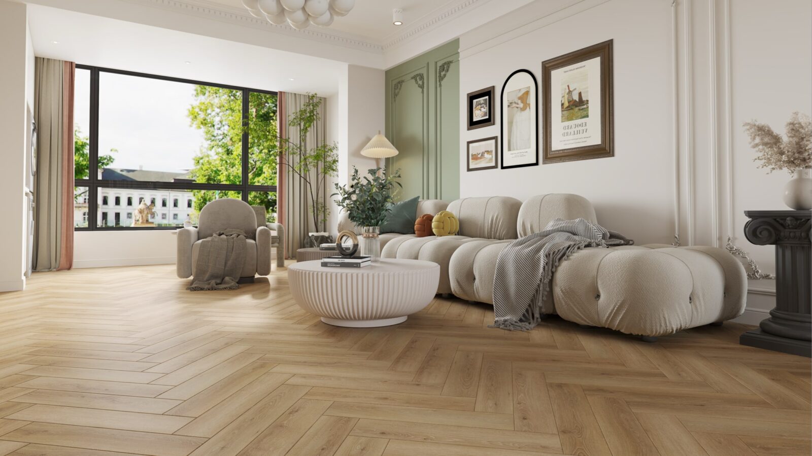 Podłoga winylowa Nomadflo Premium Herringbone Durango NF10939
