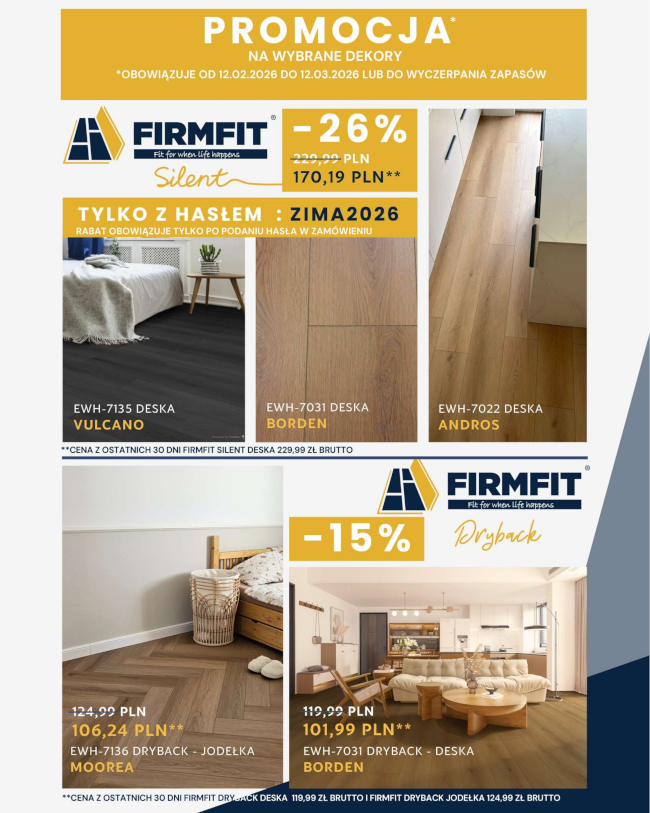 Panele winylowe Globalwood Firmfit