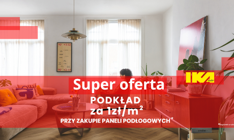 Super oferta z podłogi z podkładem za 1zł/m2
