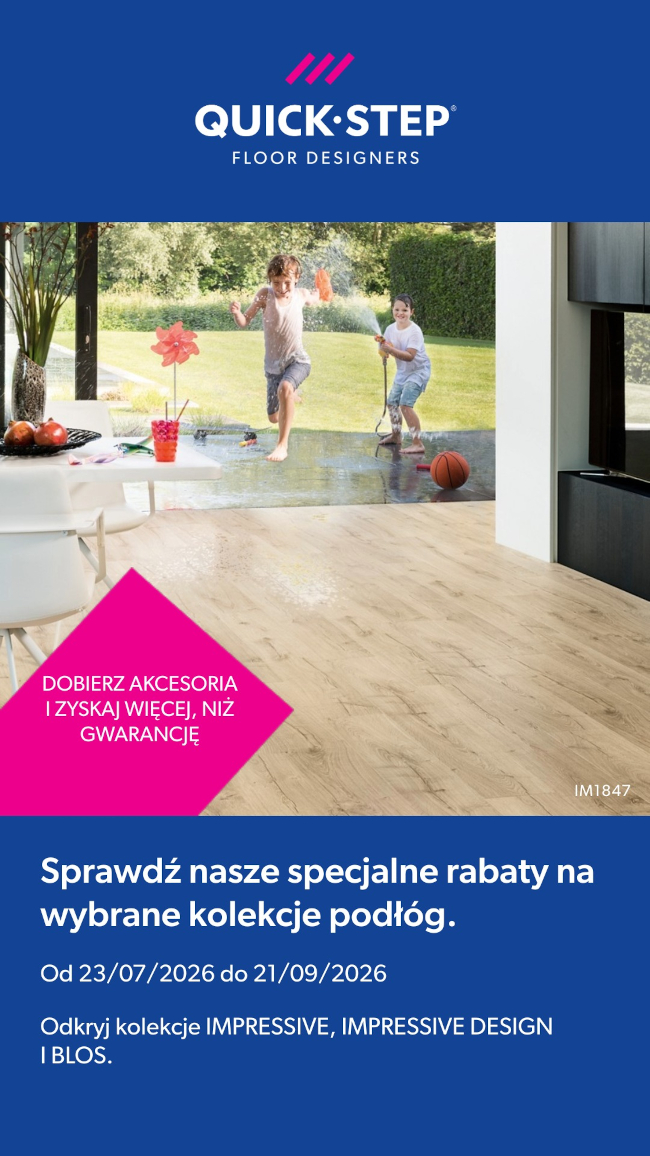 Podłogi quick-step w promocyjnych cenach